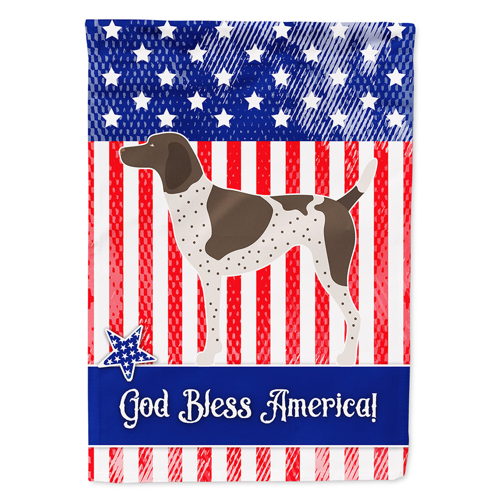 German Shorthaired Pointer American House Flag 28x40 Porch Sleeve Pole Decorative Outside Yard Banner Artwork Wall Hanging, Polyester
