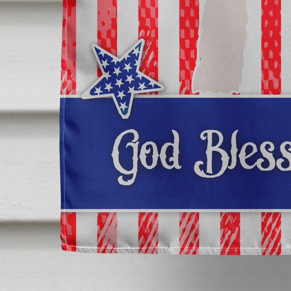 Wire Fox Terrier American House Flag 28x40 Porch Sleeve Pole Decorative Outside Yard Banner Artwork Wall Hanging, Polyester