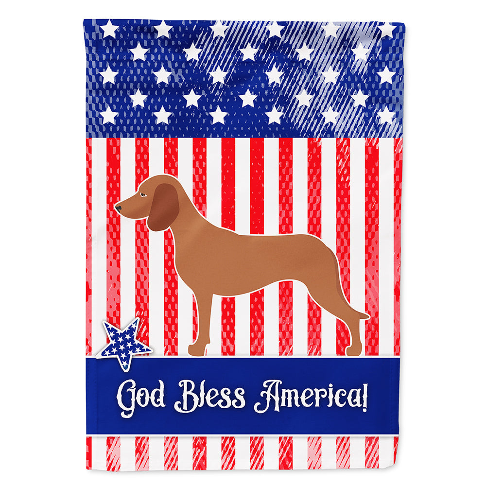 Bavarian Mountian Hound American House Flag 28x40 Porch Sleeve Pole Decorative Outside Yard Banner Artwork Wall Hanging, Polyester