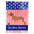 Bavarian Mountian Hound American House Flag 28x40 Porch Sleeve Pole Decorative Outside Yard Banner Artwork Wall Hanging, Polyester