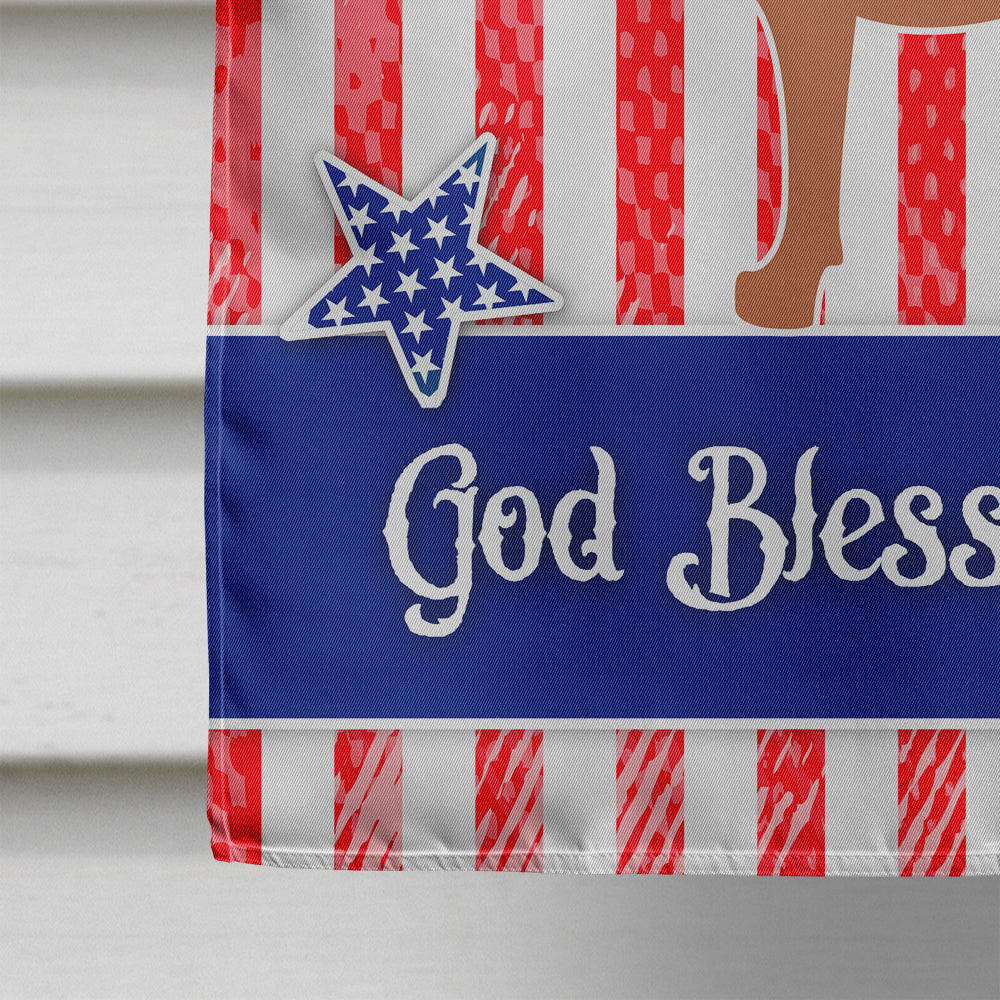 Bavarian Mountian Hound American House Flag 28x40 Porch Sleeve Pole Decorative Outside Yard Banner Artwork Wall Hanging, Polyester