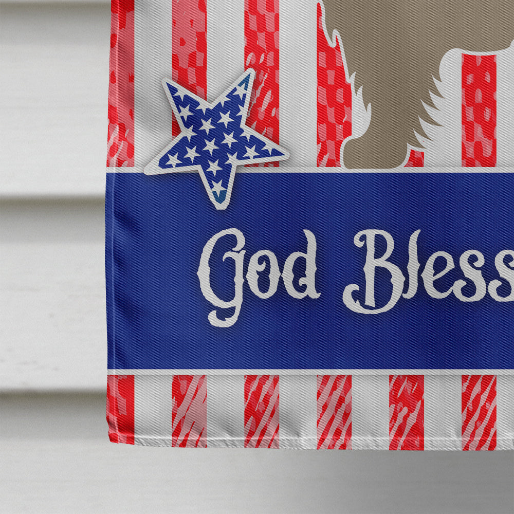 Cairn Terrier American House Flag 28x40 Porch Sleeve Pole Decorative Outside Yard Banner Artwork Wall Hanging, Polyester