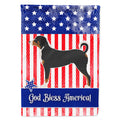 Appenzeller Sennenhund American House Flag 28x40 Porch Sleeve Pole Decorative Outside Yard Banner Artwork Wall Hanging, Polyester