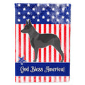 Australian Cattle Dog American House Flag 28x40 Porch Sleeve Pole Decorative Outside Yard Banner Artwork Wall Hanging, Polyester
