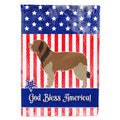 Catalan Sheepdog American House Flag 28x40 Porch Sleeve Pole Decorative Outside Yard Banner Artwork Wall Hanging, Polyester