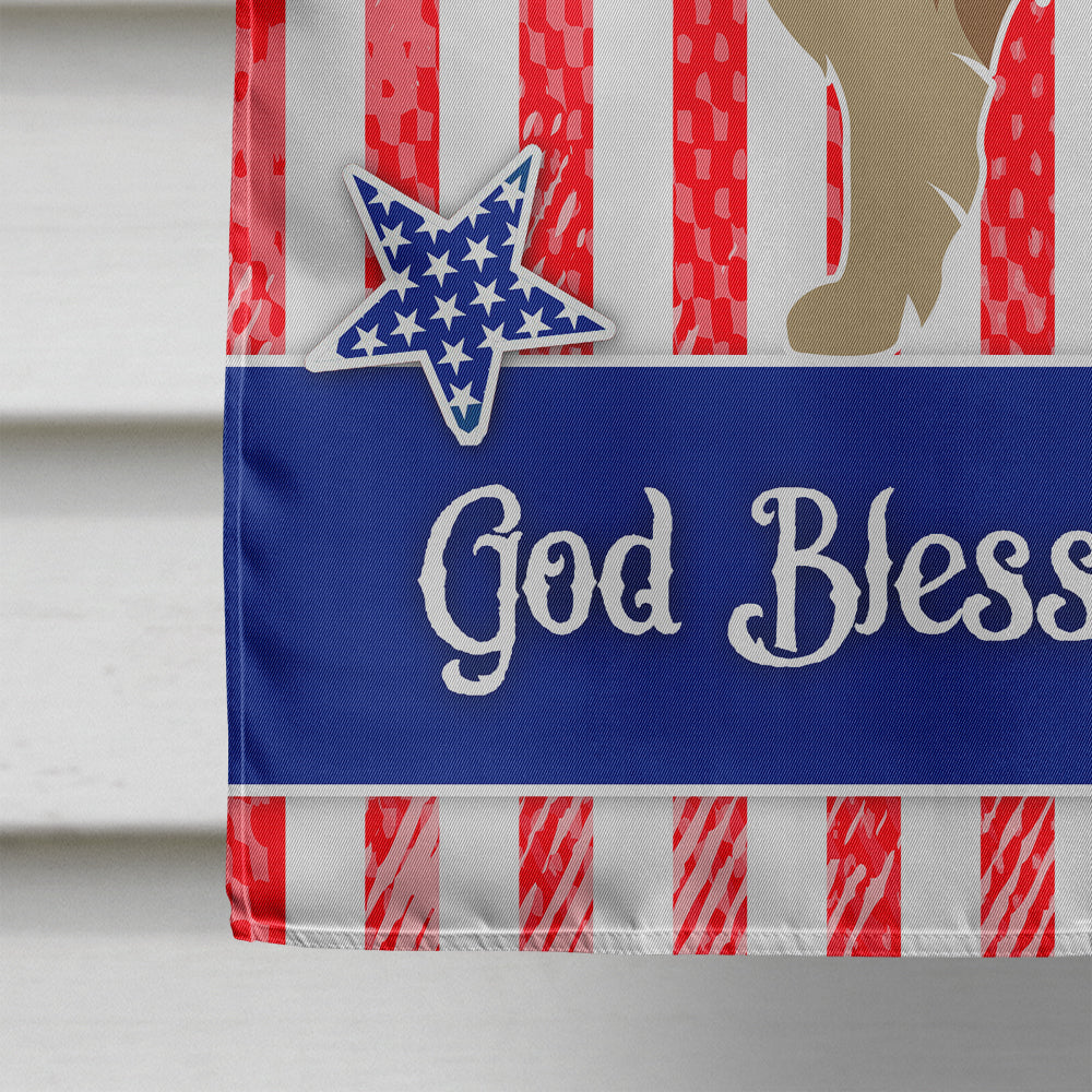 Catalan Sheepdog American House Flag 28x40 Porch Sleeve Pole Decorative Outside Yard Banner Artwork Wall Hanging, Polyester