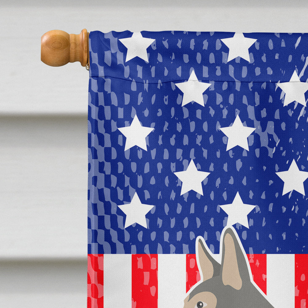 Saarloos Wolfdog American House Flag 28x40 Porch Sleeve Pole Decorative Outside Yard Banner Artwork Wall Hanging, Polyester