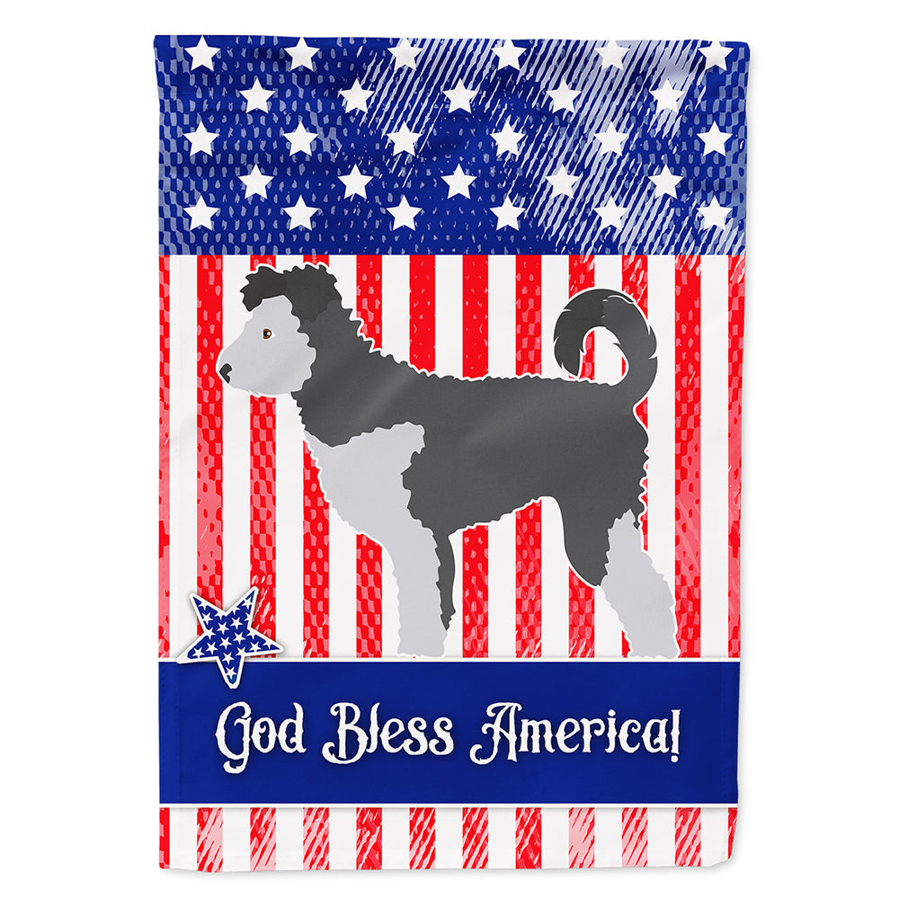 Pumi American House Flag 28x40 Porch Sleeve Pole Decorative Outside Yard Banner Artwork Wall Hanging, Polyester