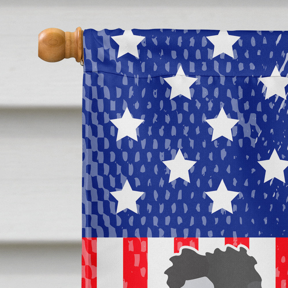 Pumi American House Flag 28x40 Porch Sleeve Pole Decorative Outside Yard Banner Artwork Wall Hanging, Polyester