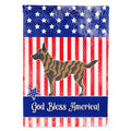 Dutch Shepherd American House Flag 28x40 Porch Sleeve Pole Decorative Outside Yard Banner Artwork Wall Hanging, Polyester