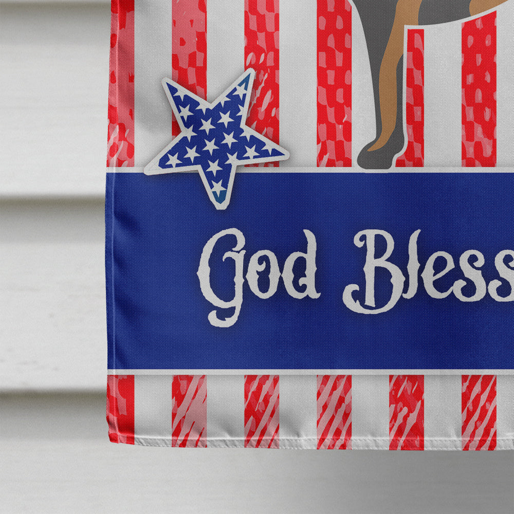 Dutch Shepherd American House Flag 28x40 Porch Sleeve Pole Decorative Outside Yard Banner Artwork Wall Hanging, Polyester