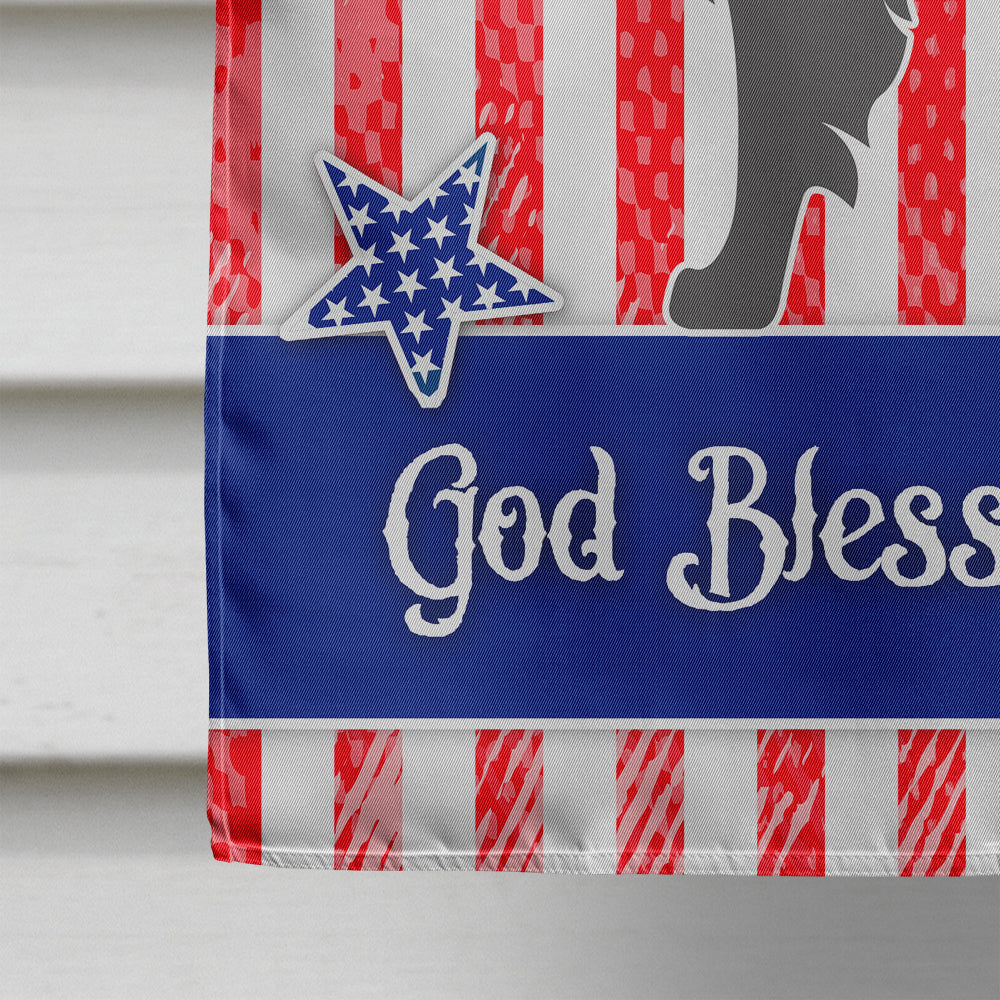 Groenendael Belgian Shepherd American House Flag 28x40 Porch Sleeve Pole Decorative Outside Yard Banner Artwork Wall Hanging, Polyester