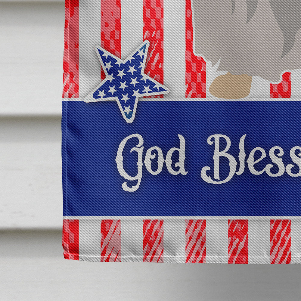 Australian Silky Terrier American House Flag 28x40 Porch Sleeve Pole Decorative Outside Yard Banner Artwork Wall Hanging, Polyester