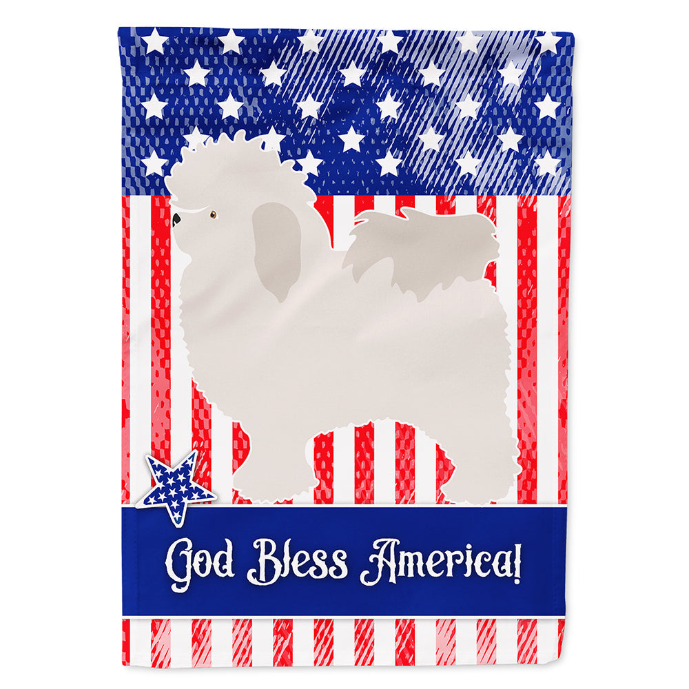 Bolognese American House Flag 28x40 Porch Sleeve Pole Decorative Outside Yard Banner Artwork Wall Hanging, Polyester