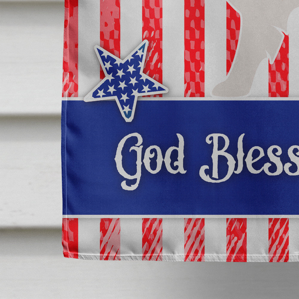 Papillon American House Flag 28x40 Porch Sleeve Pole Decorative Outside Yard Banner Artwork Wall Hanging, Polyester