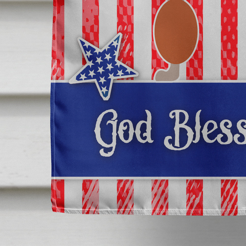 Royal Poodle American House Flag 28x40 Porch Sleeve Pole Decorative Outside Yard Banner Artwork Wall Hanging, Polyester