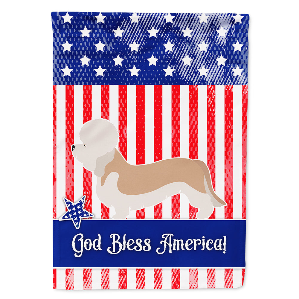 Dandie Dinmont Terrier American House Flag 28x40 Porch Sleeve Pole Decorative Outside Yard Banner Artwork Wall Hanging, Polyester