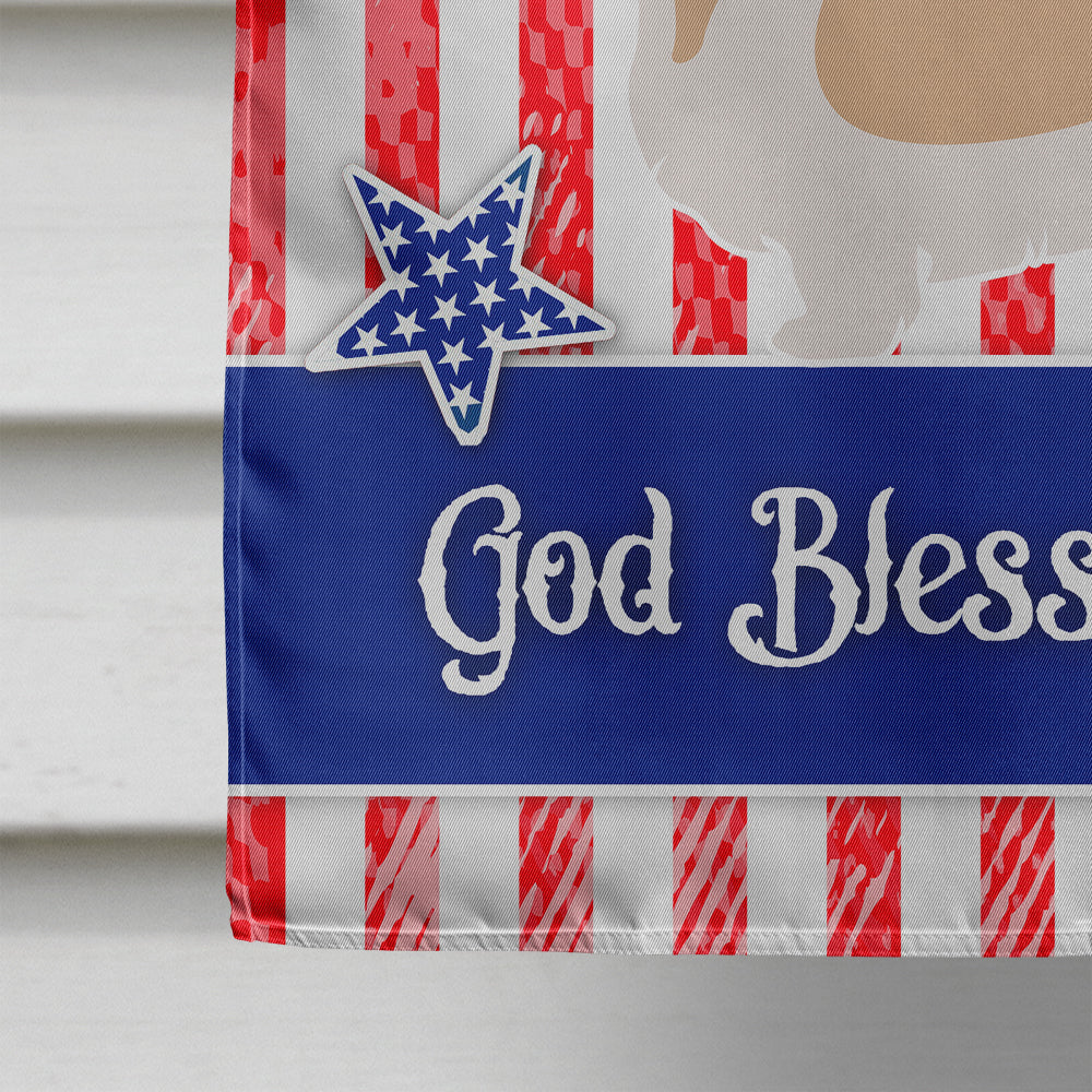 Dandie Dinmont Terrier American House Flag 28x40 Porch Sleeve Pole Decorative Outside Yard Banner Artwork Wall Hanging, Polyester