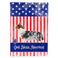Welsh Corgi Cardigan American House Flag 28x40 Porch Sleeve Pole Decorative Outside Yard Banner Artwork Wall Hanging, Polyester