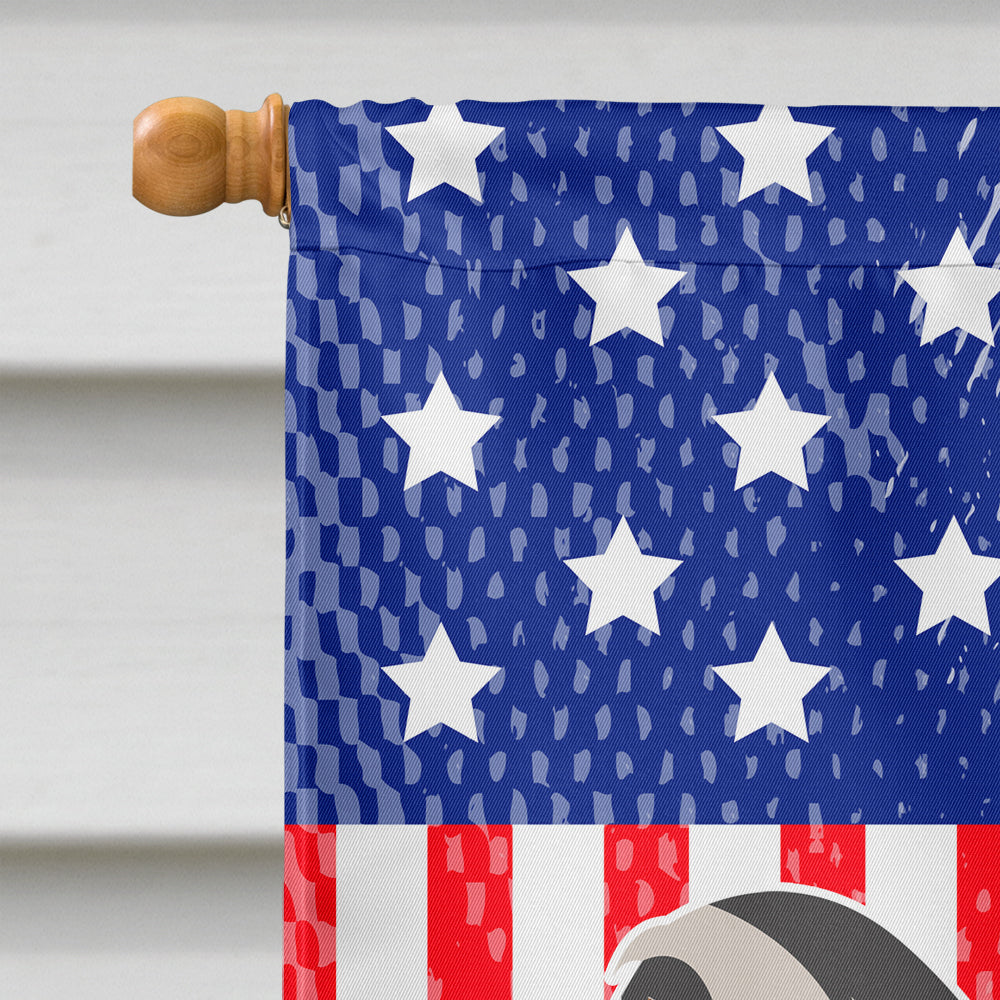 Havanese American House Flag 28x40 Porch Sleeve Pole Decorative Outside Yard Banner Artwork Wall Hanging, Polyester