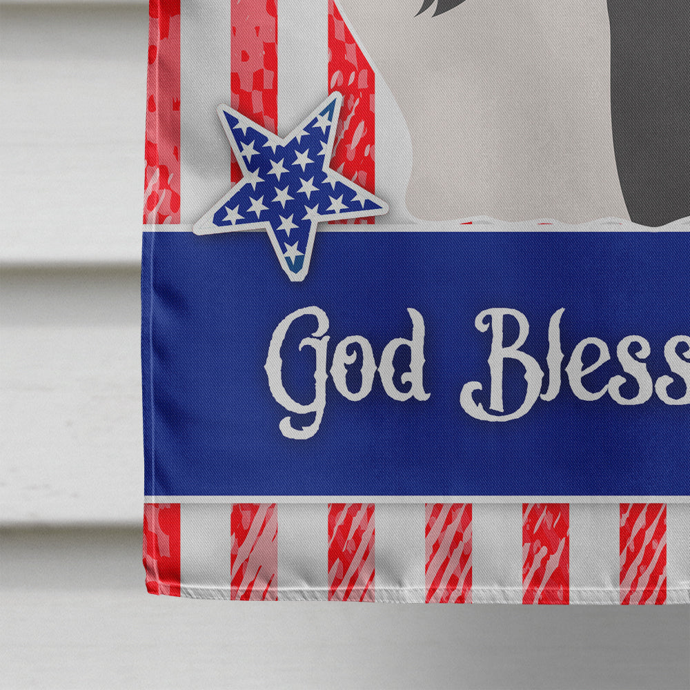 Havanese American House Flag 28x40 Porch Sleeve Pole Decorative Outside Yard Banner Artwork Wall Hanging, Polyester