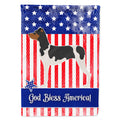 Brazilian Terrier American House Flag 28x40 Porch Sleeve Pole Decorative Outside Yard Banner Artwork Wall Hanging, Polyester