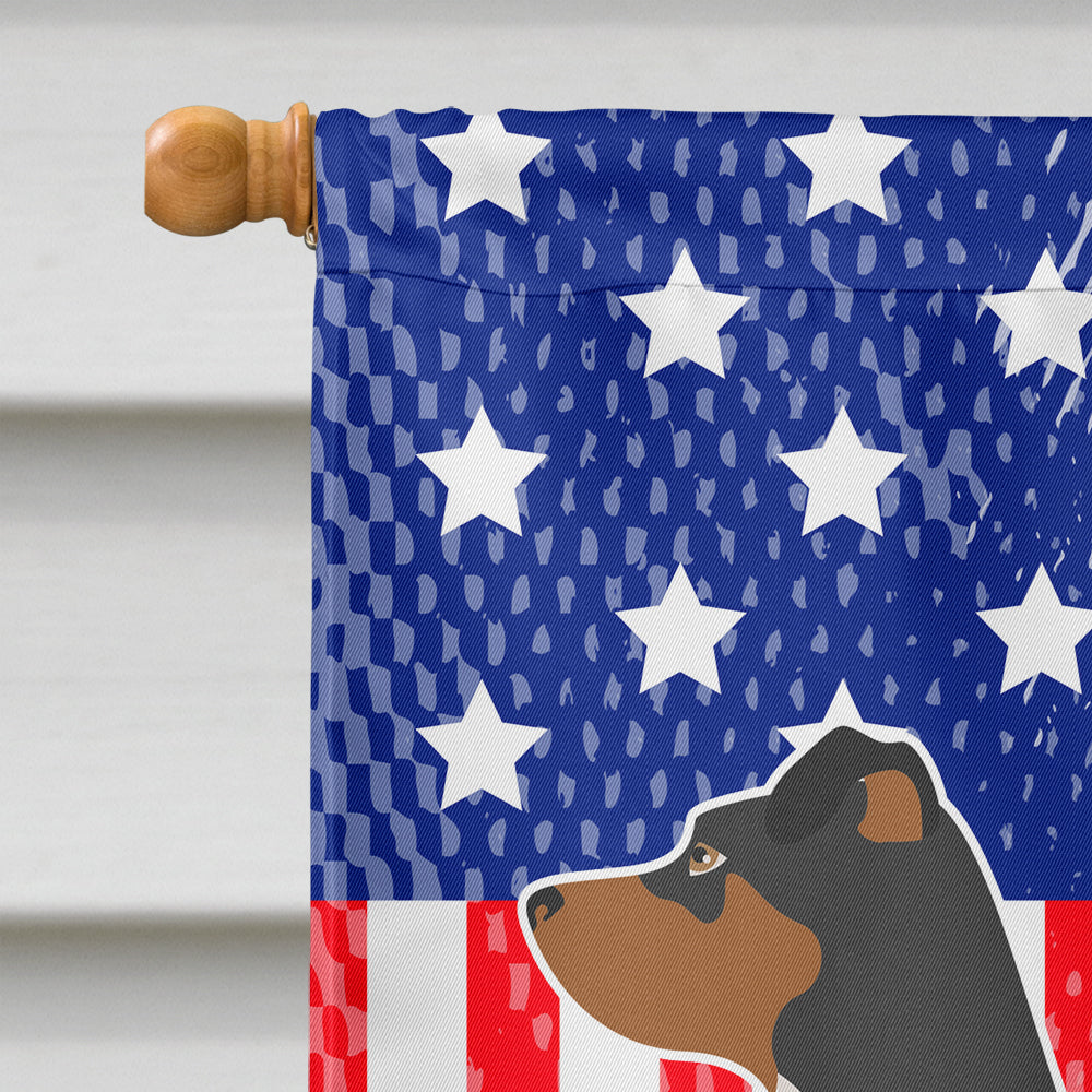 Brazilian Terrier American House Flag 28x40 Porch Sleeve Pole Decorative Outside Yard Banner Artwork Wall Hanging, Polyester