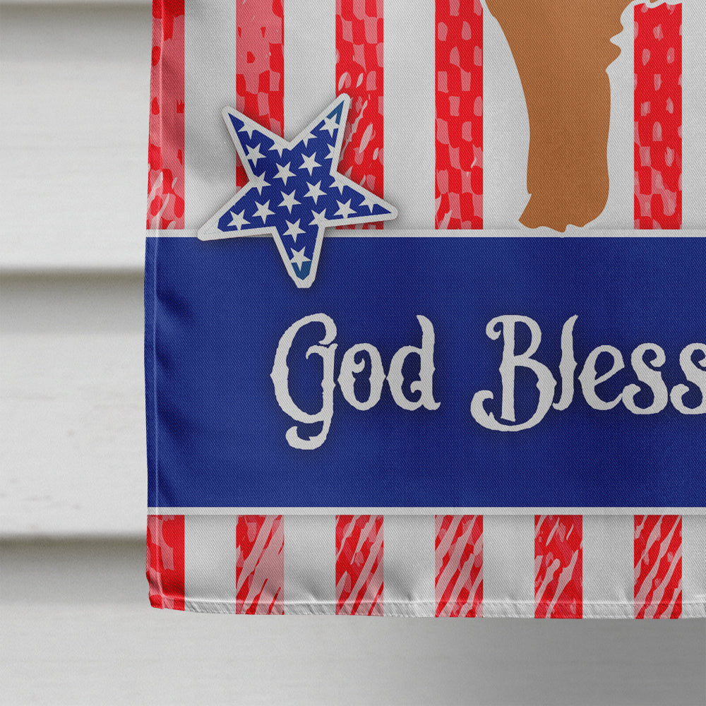 Toy Poodle American House Flag 28x40 Porch Sleeve Pole Decorative Outside Yard Banner Artwork Wall Hanging, Polyester
