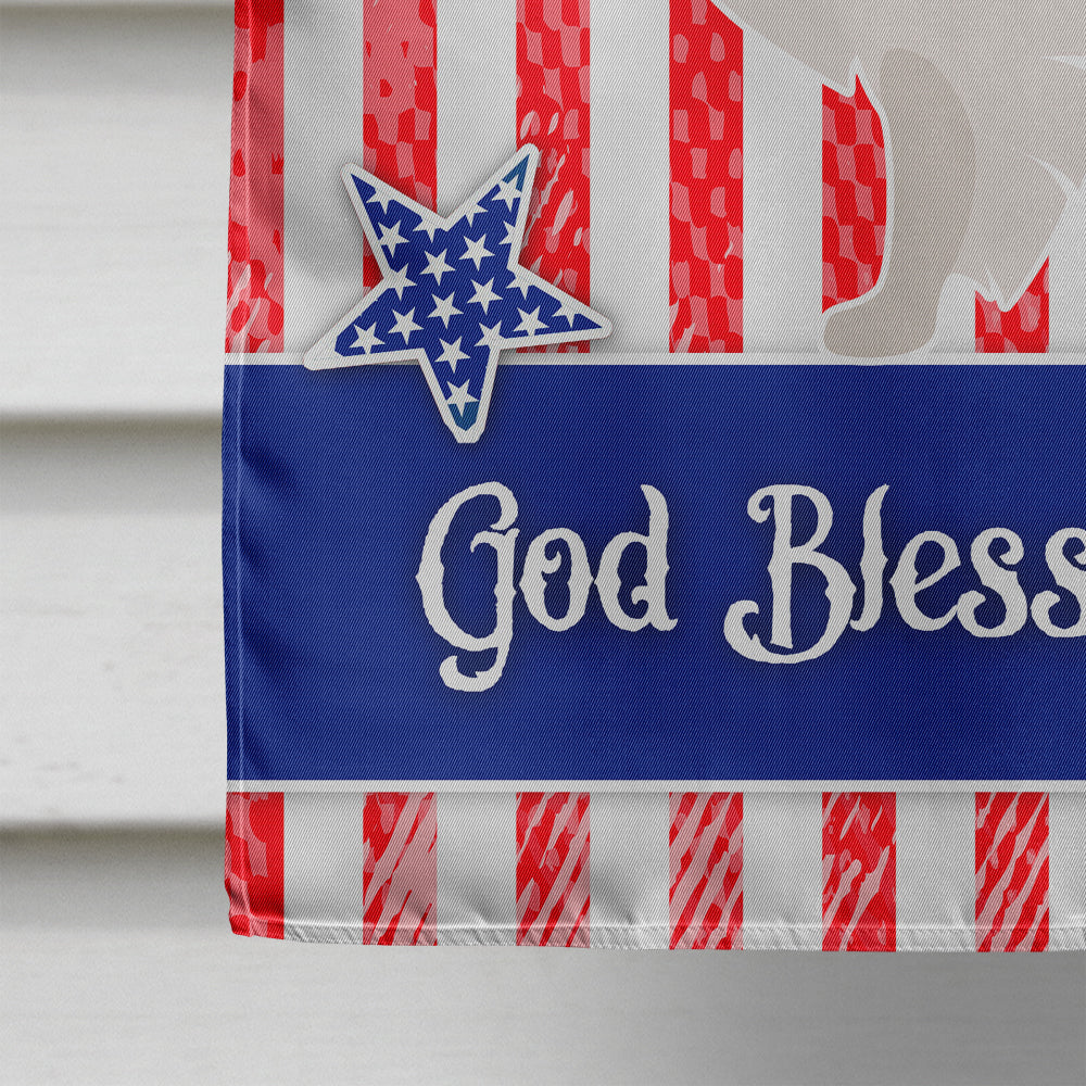 German Spitz American House Flag 28x40 Porch Sleeve Pole Decorative Outside Yard Banner Artwork Wall Hanging, Polyester