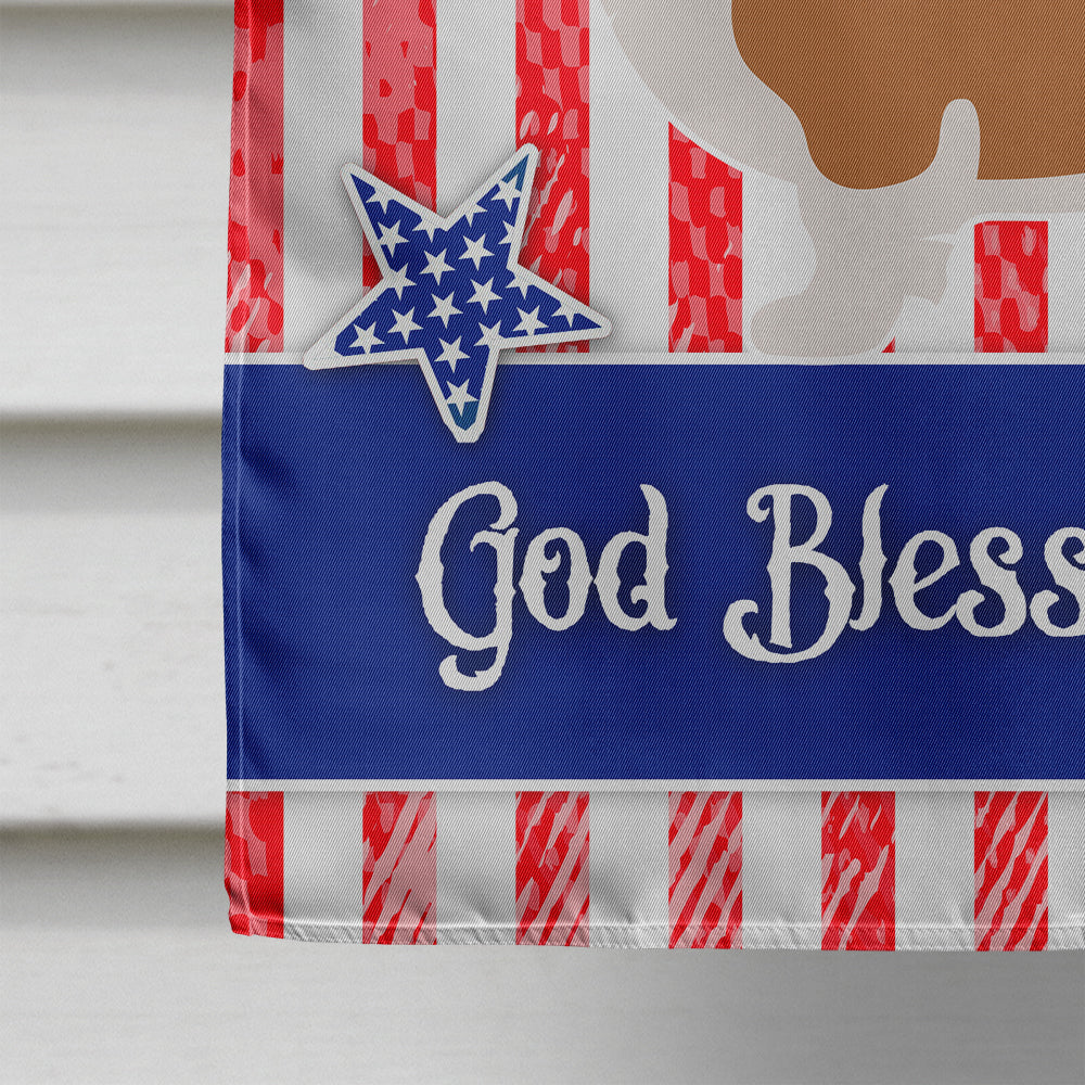 Pembroke Welsh Corgi American House Flag 28x40 Porch Sleeve Pole Decorative Outside Yard Banner Artwork Wall Hanging, Polyester