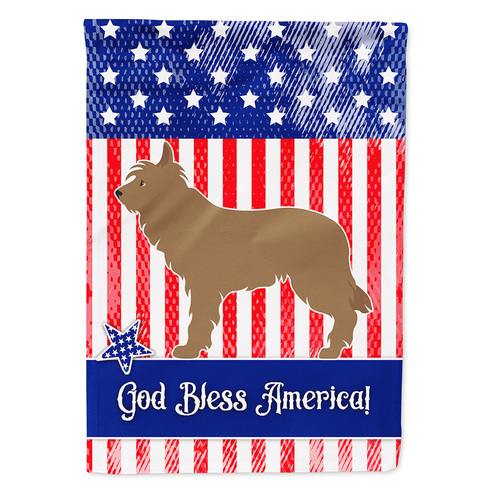 Berger Picard American House Flag 28x40 Porch Sleeve Pole Decorative Outside Yard Banner Artwork Wall Hanging, Polyester