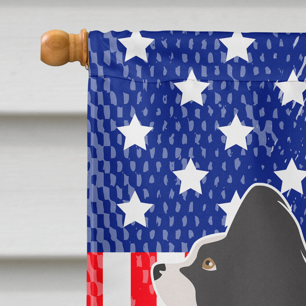 Papillon American House Flag 28x40 Porch Sleeve Pole Decorative Outside Yard Banner Artwork Wall Hanging, Polyester