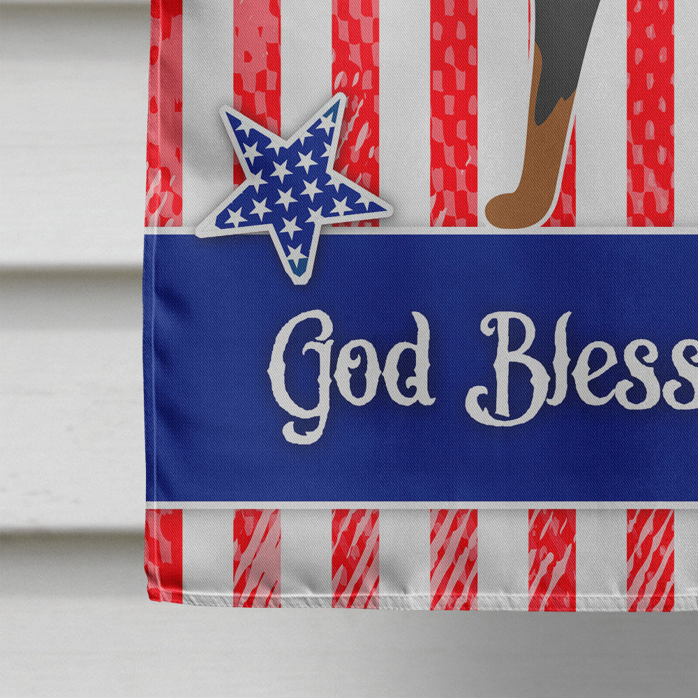 Miniature Pinscher American House Flag 28x40 Porch Sleeve Pole Decorative Outside Yard Banner Artwork Wall Hanging, Polyester