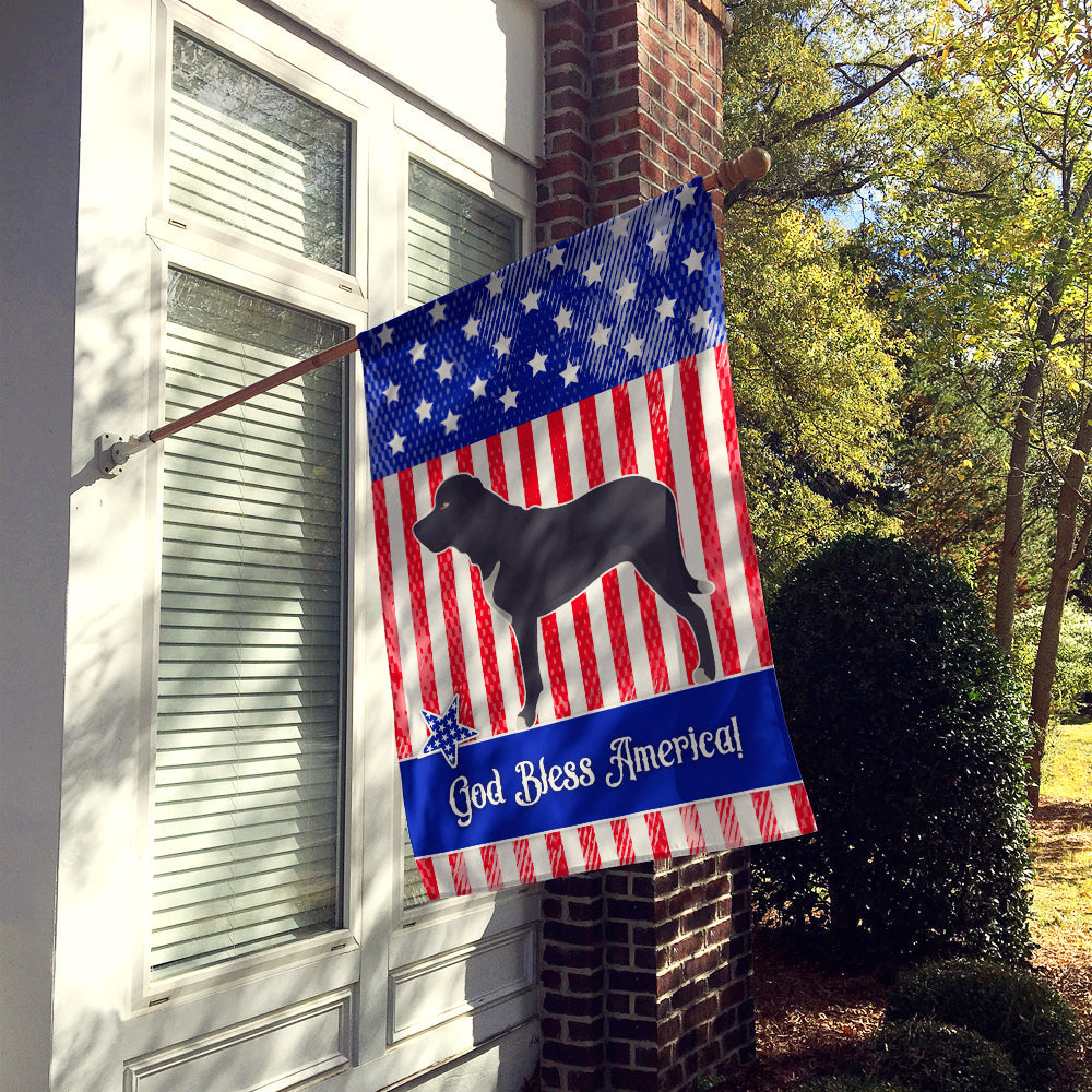 Broholmer Danish Mastiff American House Flag 28x40 Porch Sleeve Pole Decorative Outside Yard Banner Artwork Wall Hanging, Polyester