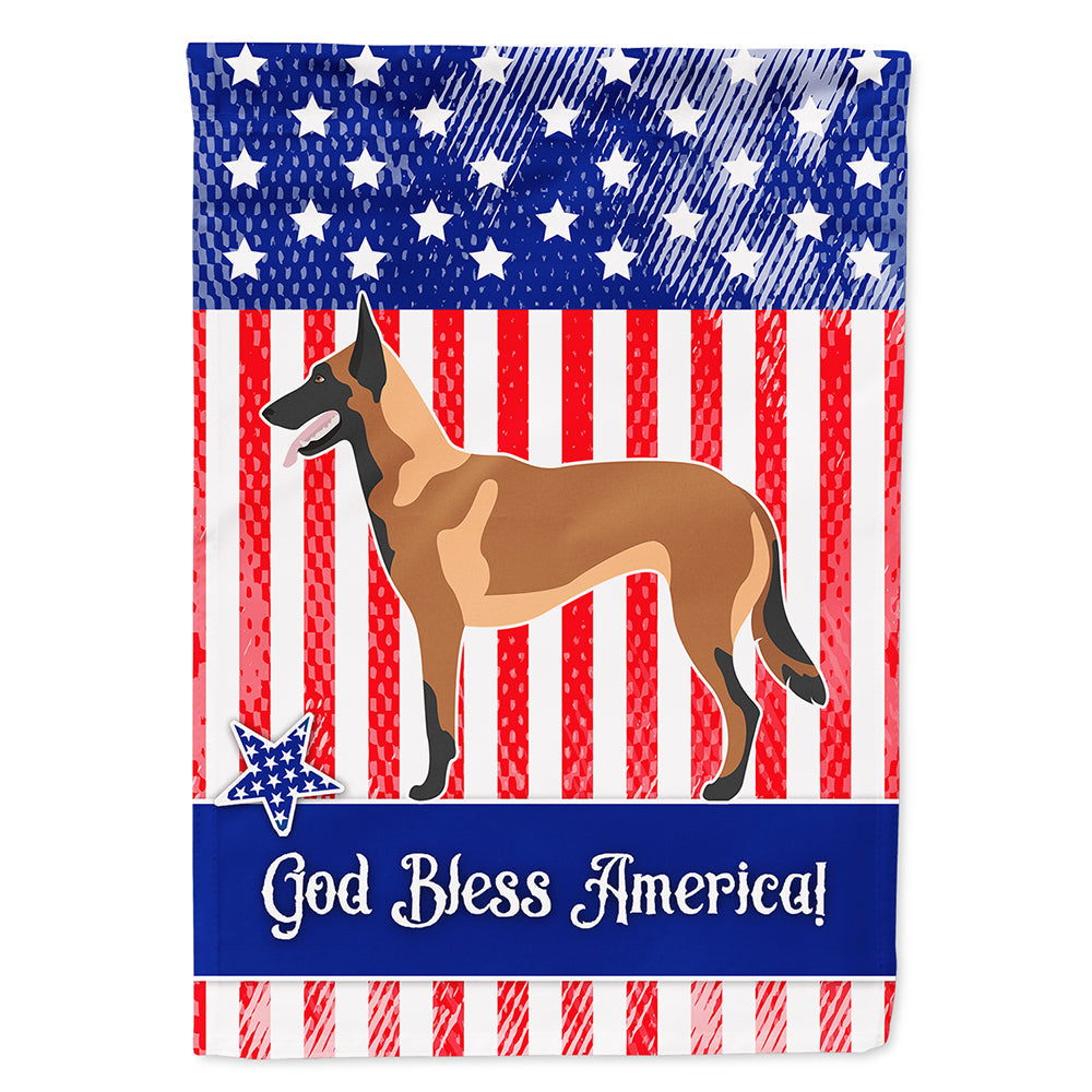 Malinois Belgian Shepherd  American House Flag 28x40 Porch Sleeve Pole Decorative Outside Yard Banner Artwork Wall Hanging, Polyester