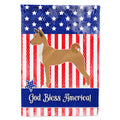 Telomian American House Flag 28x40 Porch Sleeve Pole Decorative Outside Yard Banner Artwork Wall Hanging, Polyester