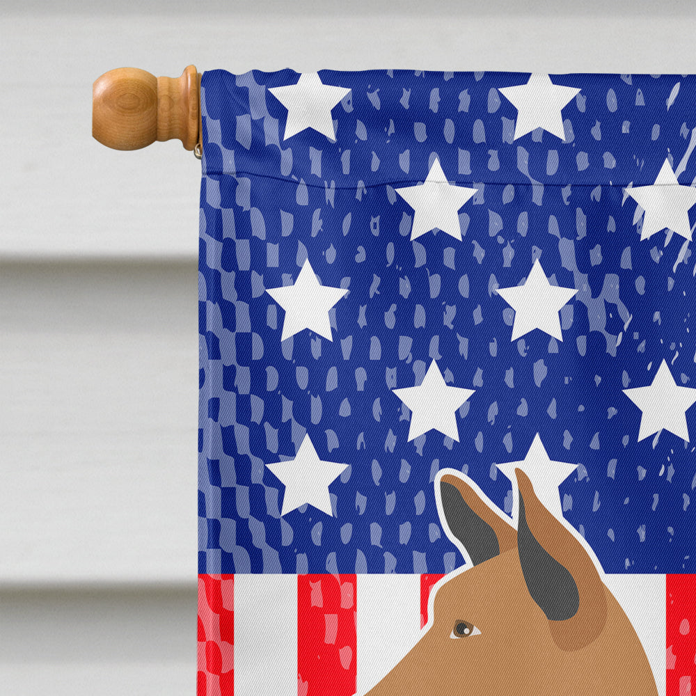 Telomian American House Flag 28x40 Porch Sleeve Pole Decorative Outside Yard Banner Artwork Wall Hanging, Polyester