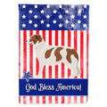 Aidi Atlas Mountain Dog American House Flag 28x40 Porch Sleeve Pole Decorative Outside Yard Banner Artwork Wall Hanging, Polyester