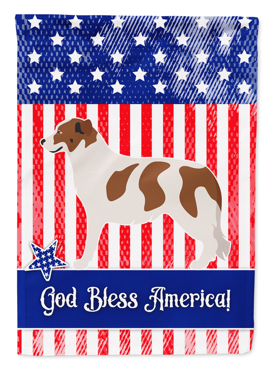 Aidi Atlas Mountain Dog American Garden Flag Mailbox Decorative Yard Banner Outside Patio Artwork for Flower Beds, Garden Size, Multicolor