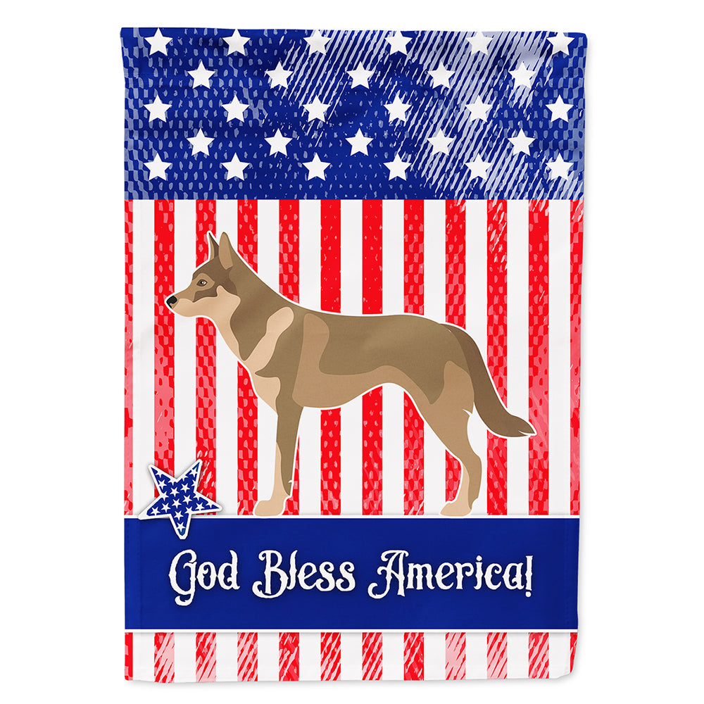 Czechoslovakian Wolfdog American House Flag 28x40 Porch Sleeve Pole Decorative Outside Yard Banner Artwork Wall Hanging, Polyester