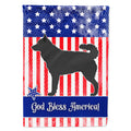 Mudi American House Flag 28x40 Porch Sleeve Pole Decorative Outside Yard Banner Artwork Wall Hanging, Polyester