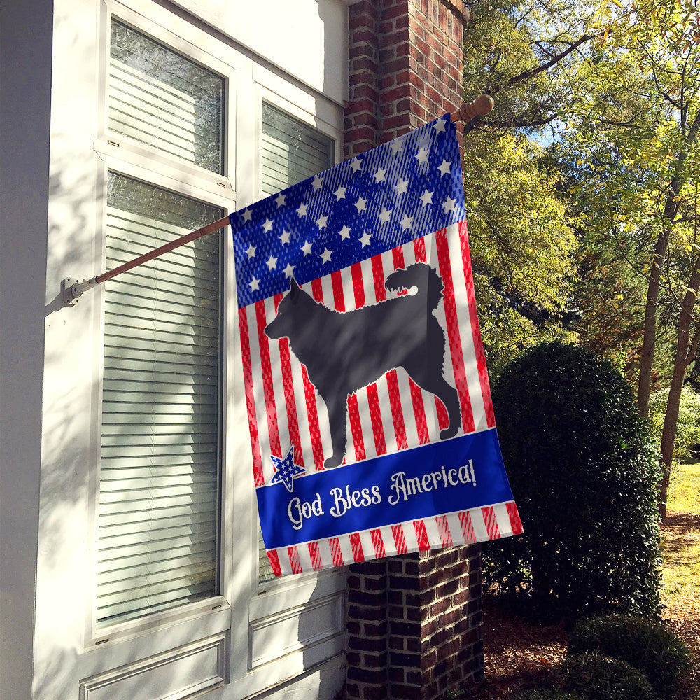 Mudi American House Flag 28x40 Porch Sleeve Pole Decorative Outside Yard Banner Artwork Wall Hanging, Polyester