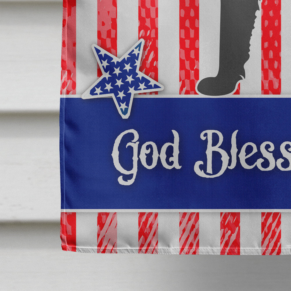 Mudi American House Flag 28x40 Porch Sleeve Pole Decorative Outside Yard Banner Artwork Wall Hanging, Polyester