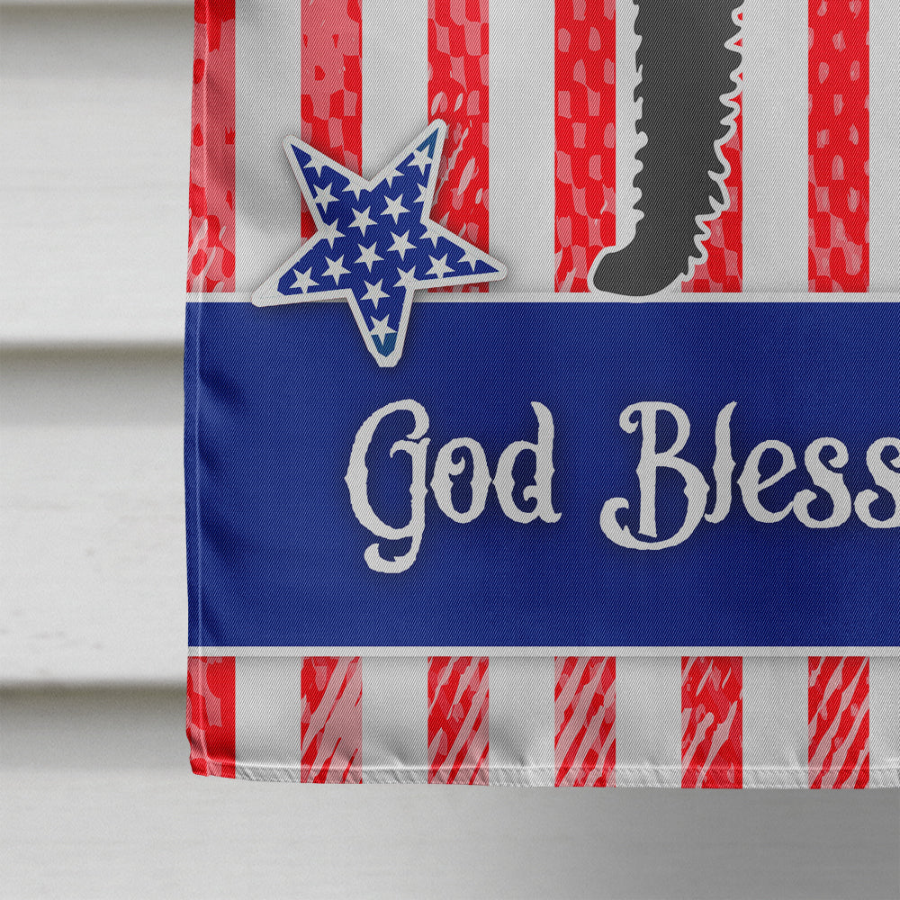 Labradoodle American House Flag 28x40 Porch Sleeve Pole Decorative Outside Yard Banner Artwork Wall Hanging, Polyester