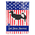 Greenland Dog American House Flag 28x40 Porch Sleeve Pole Decorative Outside Yard Banner Artwork Wall Hanging, Polyester