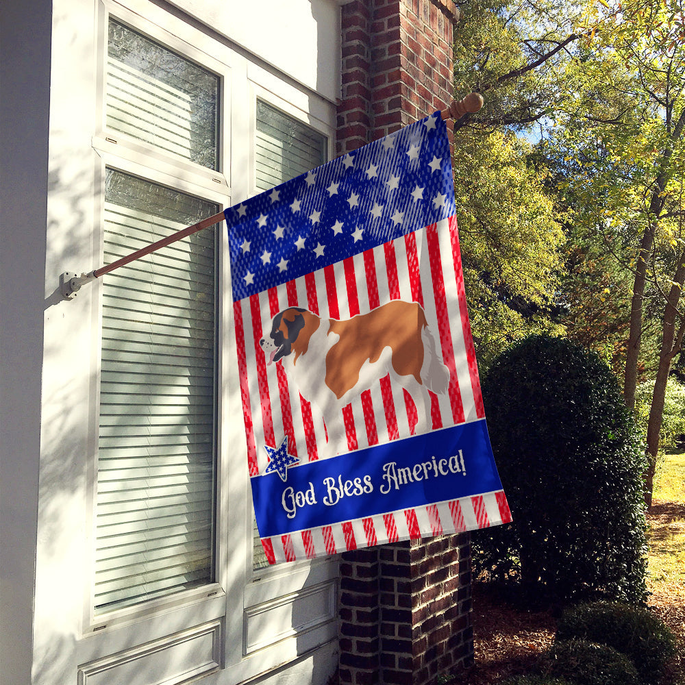 Moscow Watchdog American House Flag 28x40 Porch Sleeve Pole Decorative Outside Yard Banner Artwork Wall Hanging, Polyester