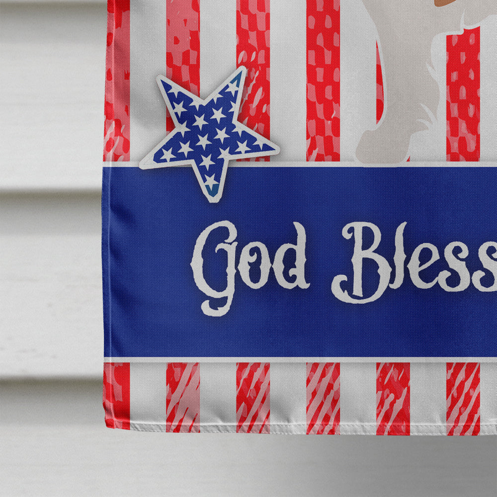 Moscow Watchdog American House Flag 28x40 Porch Sleeve Pole Decorative Outside Yard Banner Artwork Wall Hanging, Polyester