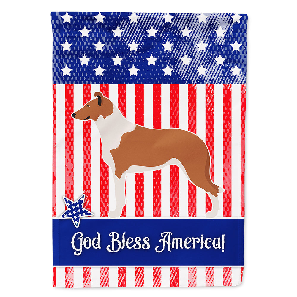 Smooth Rough American House Flag 28x40 Porch Sleeve Pole Decorative Outside Yard Banner Artwork Wall Hanging, Polyester