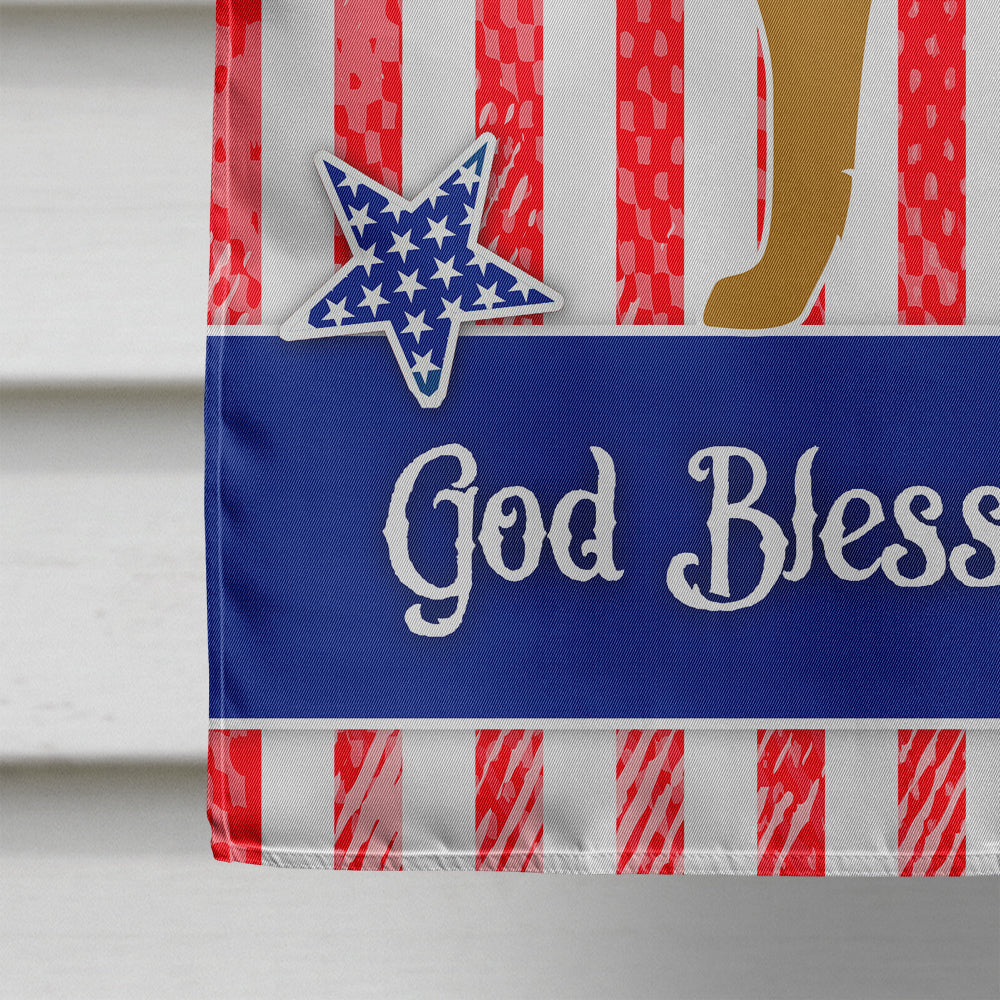 Finnish Spitz American House Flag 28x40 Porch Sleeve Pole Decorative Outside Yard Banner Artwork Wall Hanging, Polyester