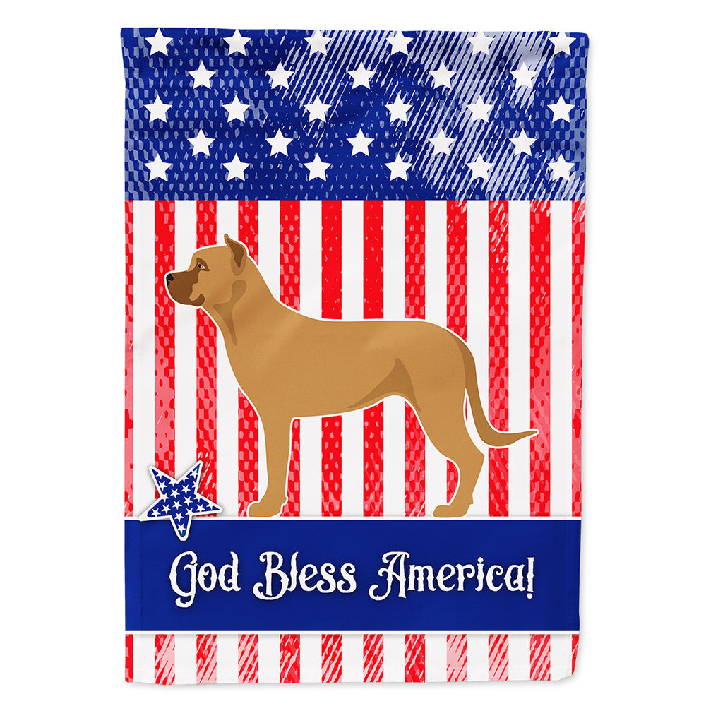 Alano Espanol Spanish Bulldog American House Flag 28x40 Porch Sleeve Pole Decorative Outside Yard Banner Artwork Wall Hanging, Polyester